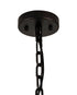Burnaby Pendant/Semi Flush 8 Light Brown Oxide Medium